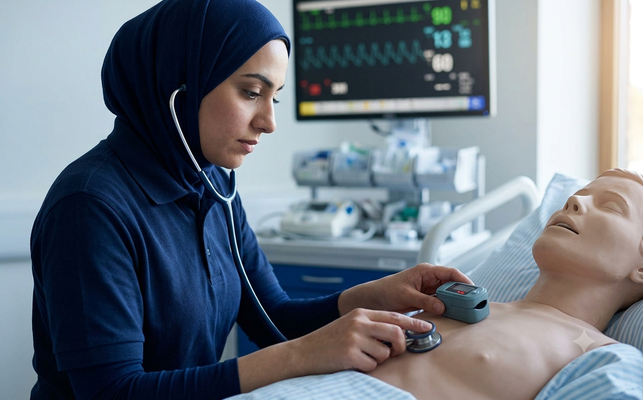 How does CNA training in Dubai prepare for certification?